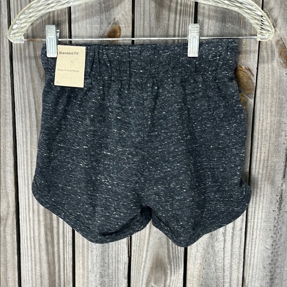 Nike cotton shorts kids medium standard fit curved hem gray white drawstrings - Picture 9 of 10